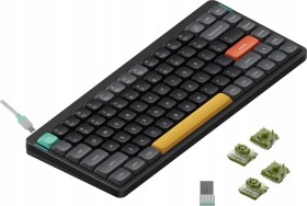 Nuphy - Air75 V2 Wireless Mechanical Keyboard - Bezdrôtová Klawiatura Mechaniczna Slim Basalt Black Moss