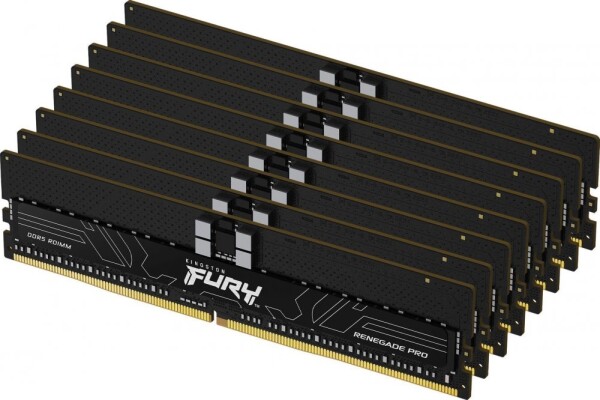 Kingston FURY Renegade Pre Black XMP 256GB (8x32GB) DDR5 5600MHz / CL36 / DIMM / ECC / XMP / 1.25V (KF556R36RBK8-256)