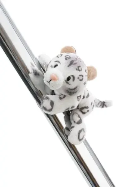 Nici GREEN Magnetka snežný leopard Eleni Snowbell 12 cm