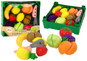 Mamido Sada Ovocie na Krájanie v Debne 9 ks so Zeleným Nožom