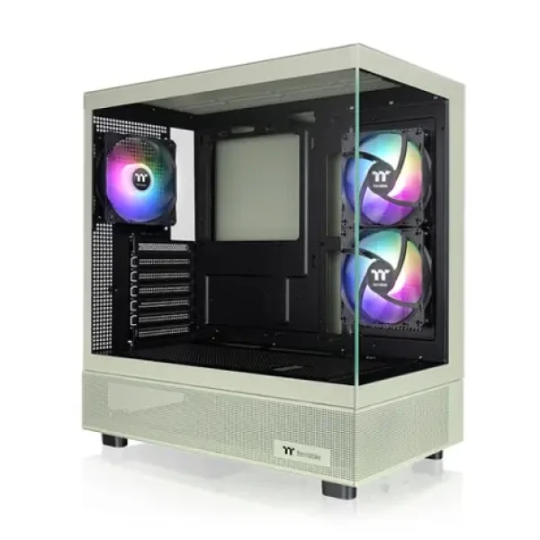 Thermaltake View 270 PLUS TG ARGB zelená / ATX / 1x USB-A 3.2 / 2x USB-C / 3x120mm / bez zdroja / priehľadná bočnica (CA-1Y7-00MEWN-01)