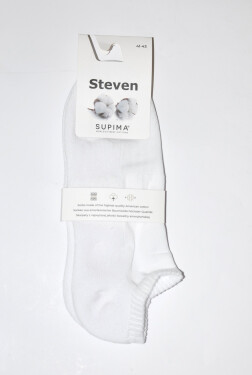 Pánske ponožky Supima art.157 White - Steven 38/40 bílá