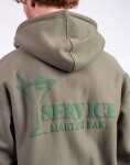 Service Works Martini Zipper Hoodie OLIVE M