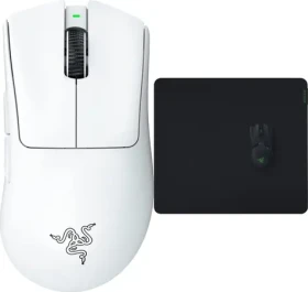 Razer DeathAdder V3 Pro + Gigantus V2 L / Herná bezdrôtová myš + podložka pod myš / SET (M-9090306)