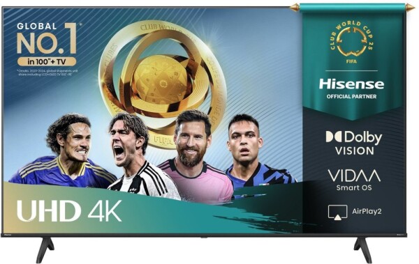 Hisense Hisense 55A6Q televízor139,7 cm (55") 4K Ultra HD Smart TV Wi-Fi Čierny 300 cd/m²