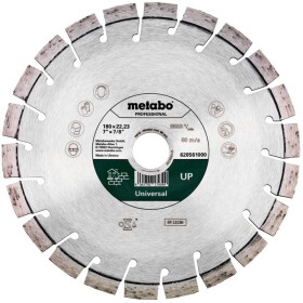 Metabo 628561000 diamantový rezný kotúč Priemer 180 mm Ø otvoru 22.23 mm 1 ks; 628561000
