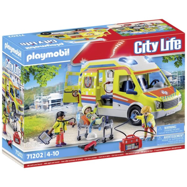 Playmobil City Life 71202 Sanitka so zvukom a svetlom