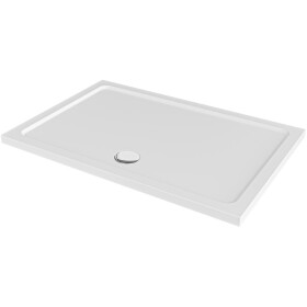 CERANO - Sprchová vanička obdĺžniková Brio - SMC/minerálny kompozit - štruktúrovaná biela - 100x80x4 CER-679503
