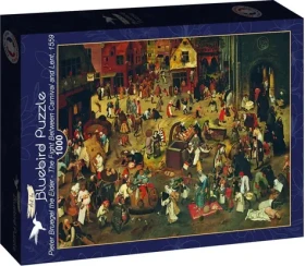 BlueBird Puzzle Boj medzi karnevalom a pôstom (1559)
