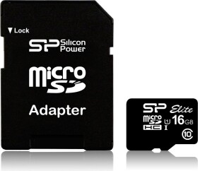 Silicon Power Elite MicroSDHC 16 GB Class 10 UHS-I (SP016GBSTHBU1V10-SP)