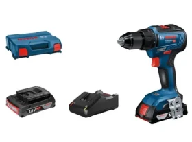 BOSCH GSR 18V-55 / Aku Vŕtací skrutkovač / 18V / 13mm skľučovadlo / 1800 ot-min / 55 Nm / 2 x 2.0 Ah (06019H5205)