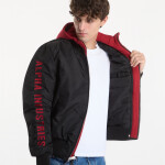 Bunda Alpha Industries MA-1 D-Tec Sleeve Embroidery Black/ Red M