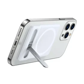 Baseus LUXZ010002 Skladací magnetický stojan držiak pre Apple iPhone biela MagSafe LUXZ010002