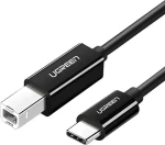 Ugreen 80811 čierna / Kábel USB-C - USB-B / 1 m (80811)
