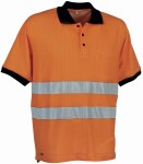 Reflexné pracovné tričko Cofra HELPWAY Farba: Reflexná oranžová, Veľkosť: 2XL (V116_0_01_2XL)