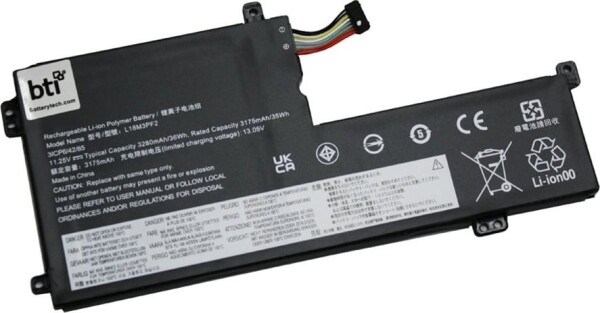 Triton BTI L18M3PF2- części zamienne do notatników Bateria