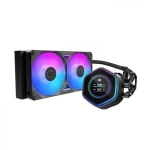 Cooler Master MasterLiquid 240 Atmos II LCD čierna / 2x 120mm / LDB / 36 dB @ 2500 RPM / 141.4 CFM / AMD + Intel (MLX-D24M-A25SZ-L1)