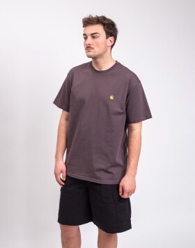 Carhartt WIP S/S Chase T-Shirt Shale/Gold XL