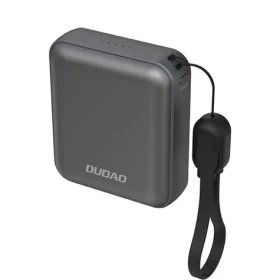 Dudao K22+ 10000mAh sivá / Mini Powerbanka / s príveskom-káblom / USB-C / 22.5W (183268)