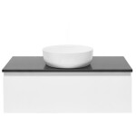 Kúpeľňová skrinka s krycou doskou SAT B-WAY 99x30x45 cm biela lesk BWAY100WZ BWAY100WZ