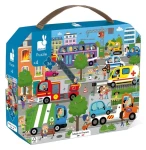 JANOD Puzzle v kufríku Mesto