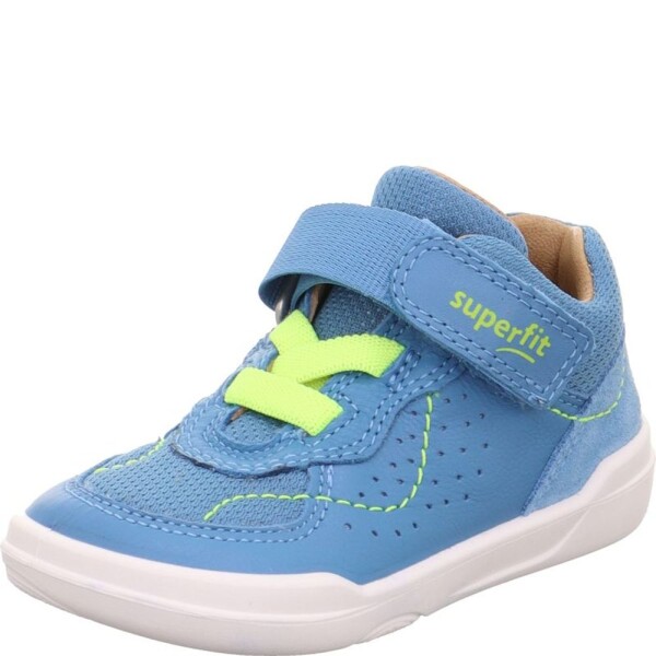 Chlapčenské barefoot tenisky SUPERFREE Light Blue/Yellow Superfit 1-000529-8400 - 28