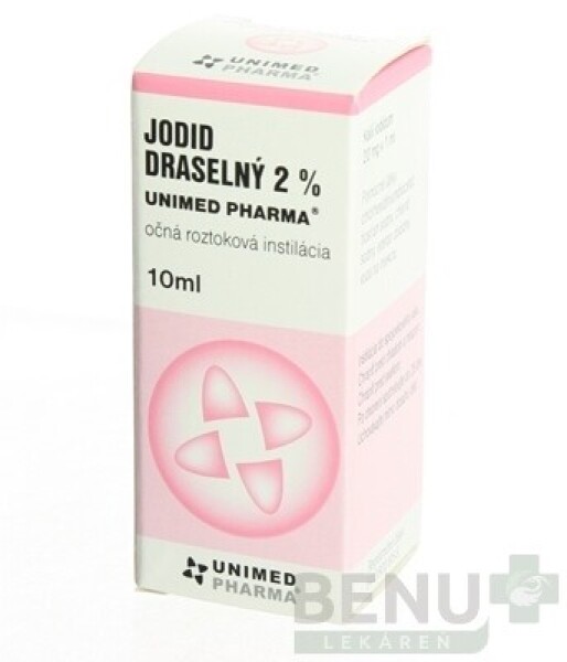 UNIMED PHARMA Jodid draselný 2 % 10 ml