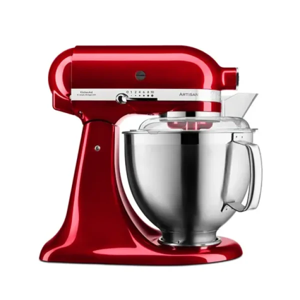 KitchenAid 5KSM185PSECA červená metalíza / Kuchynský robot Artisan / 300W / 4,8 L / 10 rýchlostí (5KSM185PSECA)