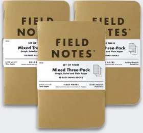 HP Field Notes Original Kraft Mix / Zápisníky / 3 ks (FN-04)