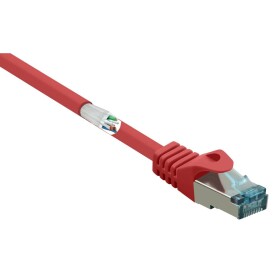 Renkforce RF-5043970 RJ45 sieťové káble, prepojovacie káble CAT 6A S/FTP 5.00 m červená samozhášavý 1 ks; RF-5043970