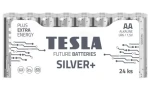 Teslá SILVER+ alkalická ceruzková batéria AA (LR06) 24 ks / fólia (1099137213)
