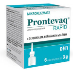 PRONTEVAQ Rapid mikroklystíry pre deti jednodávkové 6 x 3 g.