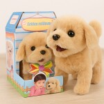 MalPlay Plyšový psík na batérie Golden Retriever