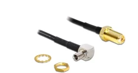 DeLock Anténny kábel SMA Jack prepážka - TS-9 90 ° zástrčka 0.17m (88487)