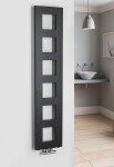 SAPHO - BLOCK vykurovacie teleso 280x1330 čierna matná IR181
