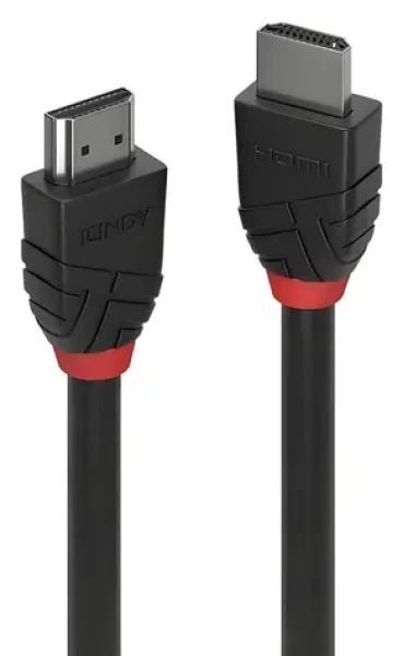 Lindy Black Line čierna / HDMI kábel / 10 m / HDMI 2.0 / 4K 30Hz (36468)