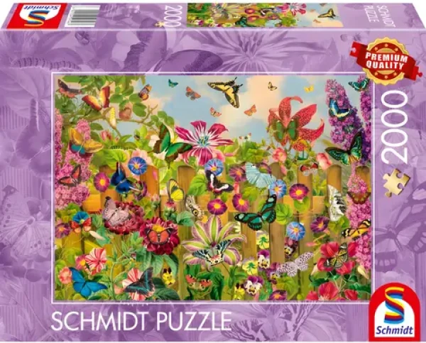 Schmidt Puzzle Očarujúce motýlia záhrada