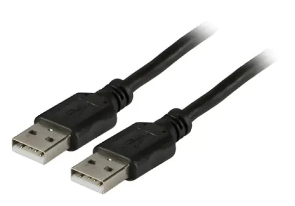 EFB Classic USB 2.0 AA kábel čierna / Kábel / 1,8 m / 480 Mbit/s (K5253SW.1,8)