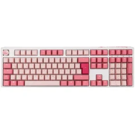 Ducky One 3 Cherry MX-Black-Clear-Top ružová / herná klávesnica / mechanická / drôtová USB-C / DE (DKON2108-HDEPDGOWWPC2)