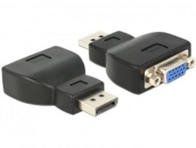 DeLock adaptér Displayport 1.1 samec gt; VGA samica / čierny (65567)