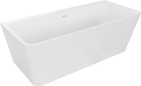 MEXEN/S - Volta vaňa voľne stojaca rohová 150 x 75, biela, sifón a prepad biela 51131507500-20