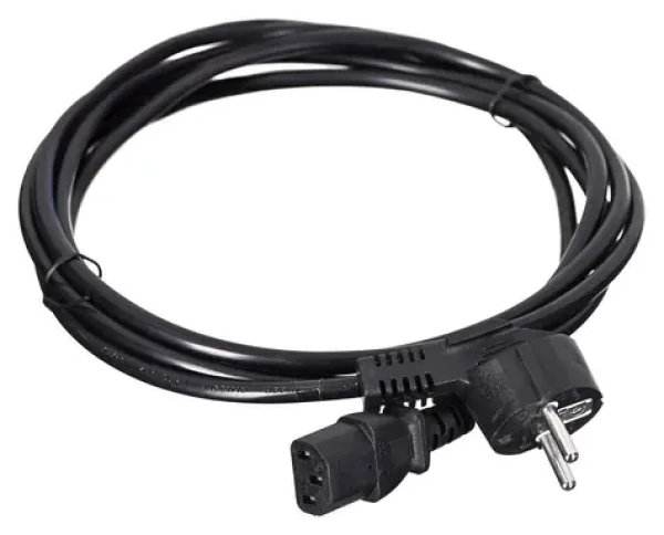 Savio CL-146 čierna / Napájací kábel / Schuko - IEC C13 / 3 m (CL-146)