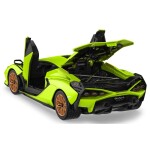 RASTAR RASTAR Konštrukčné autíčko na diaľkové ovládanie Lamborghini Sian 1:18 zelené