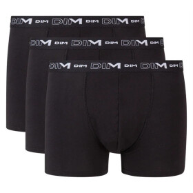 Pánske boxerky 3 ks COTTON STRETCH čierne - DIM L