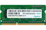 Apacer 4GB 1600MHz / SODIMM / DDR3 / CL11 / 1.5V (AS04GFA60CAQBGC)