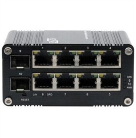 Exsys EX-62035M-SFP 10-portowy przemysłowy miniPrepínač gigabitowy zarządzany przez Internet