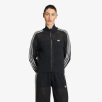 Mikina adidas Knitted Crochet Firebird Track Top Black S