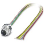 Panel feed-through SACC-EC-M12MS-8CON-PG 9/0,5 VA 1554636 Phoenix Contact; 1554636