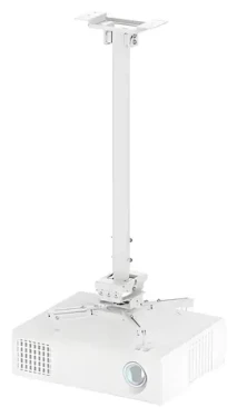 Neomounts CL25-550WH1 biela / Stropný držiak pre projektor / 74,5-114,5 cm / do 35 kg / 360° otočenie (CL25-550WH1)