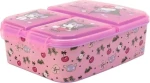STOR Multi Box na desiatu Kuromi / Box na desiatu / 3 priehradky / bez BPA (88320)